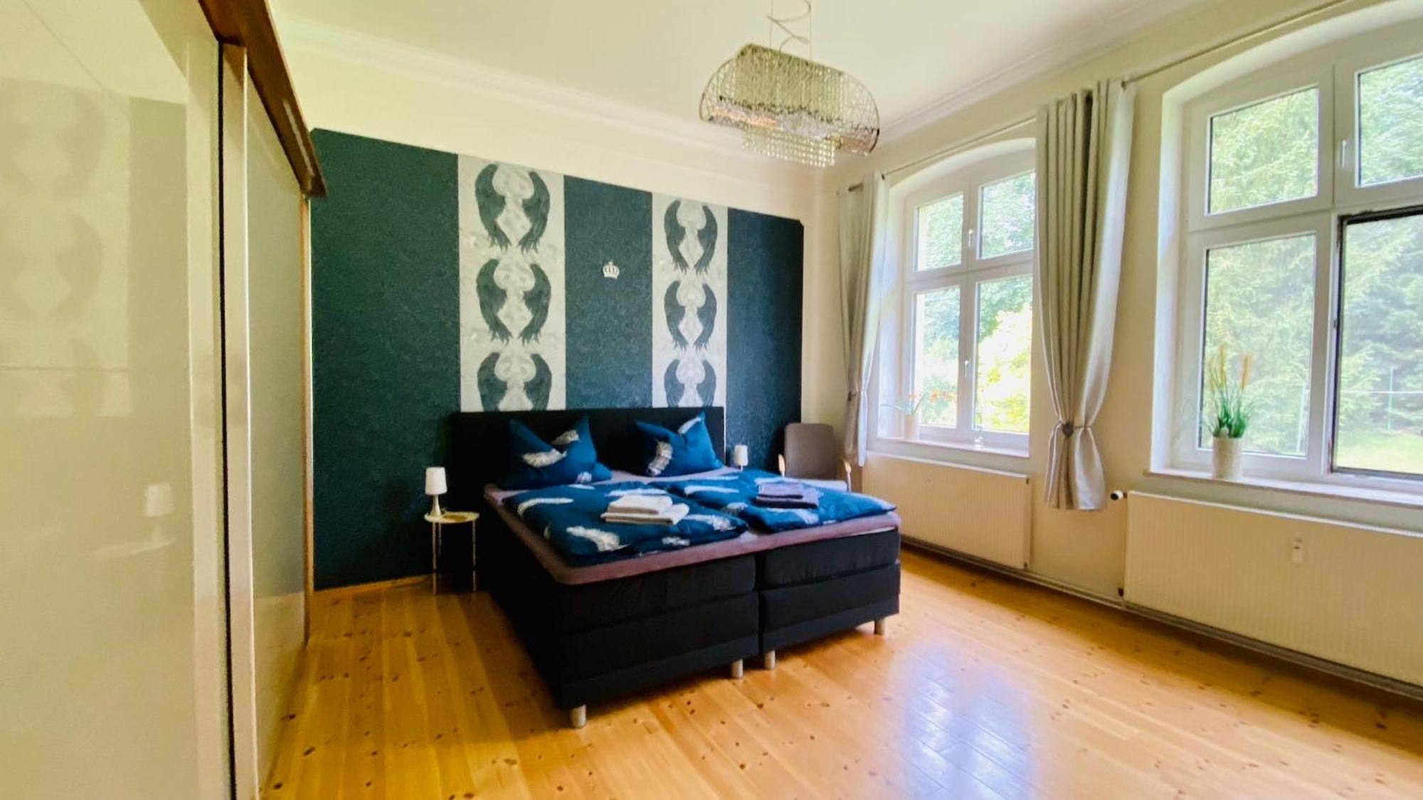 פלדברג Ferienwohnung Villa Am Haussee מראה חיצוני תמונה